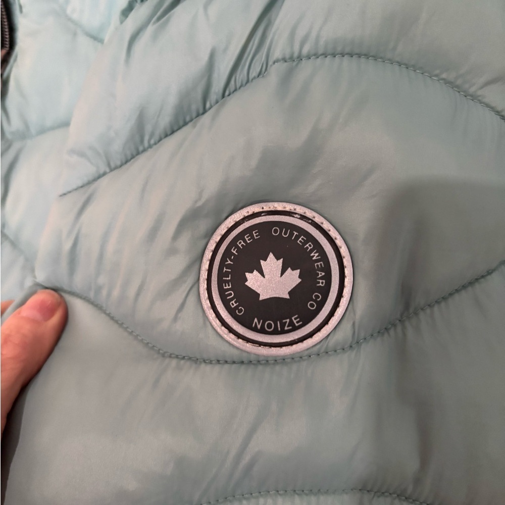 NOIZE Quilted Puffer Jacket – Sage Green – XL - Picture 5 of 8
